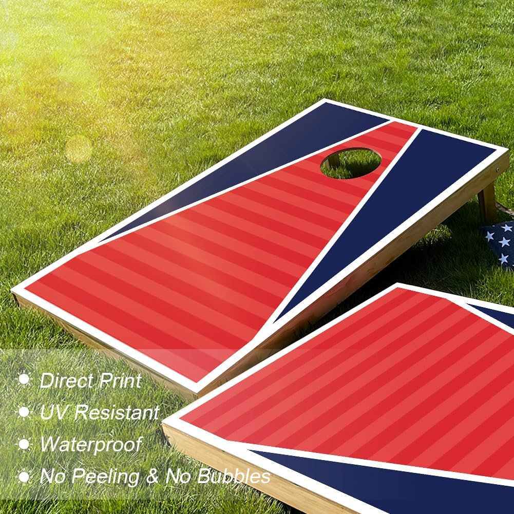 Cornhole Boards Solid Wood Set