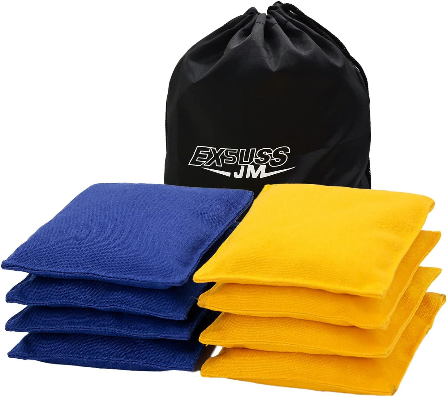 Cornhole Bags Weather Resistant Standard Cornhole Bags, Set of 8 Regulation Professional Corn Hole Bags for Tossing Game,Corn Hole Beans Bags with Tote Bag